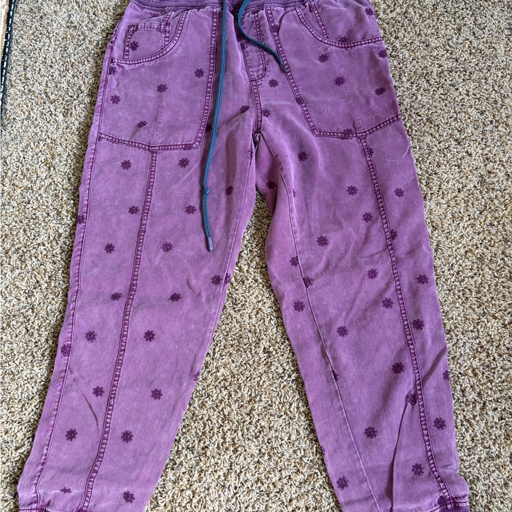 Anthropologie Purple Nomad Denim Jogger